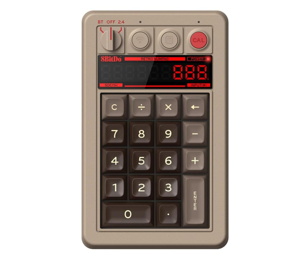 8BitDo Mechanical Numpad and Calculator C64 Ed. RET00464 - 1276609 - zdjęcie